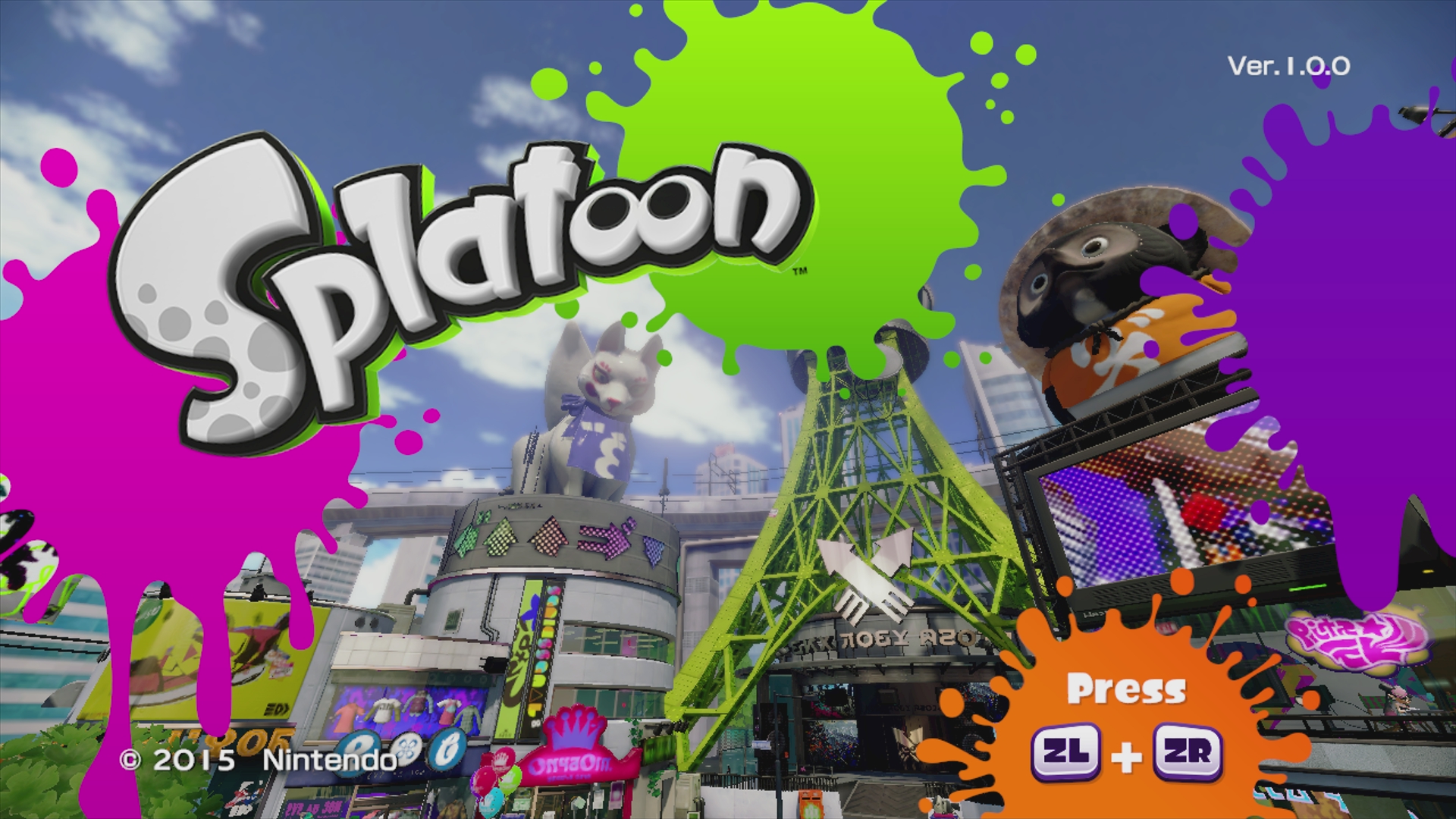 画像集 001 任天堂のwii U専用タイトル Splatoon スプラトゥーン の製品版を