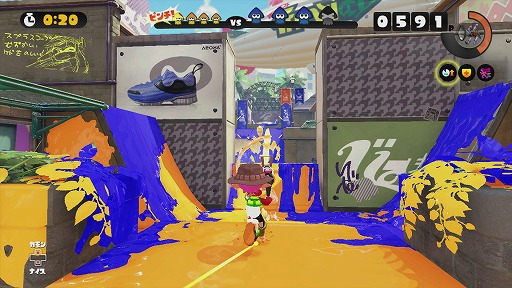 画像ギャラリー No.004のサムネイル画像 / 任天堂のWii U専用タイトル「Splatoon(スプラトゥーン)」の製品版をレビュー。中毒性の高い4vs.4の「ナワバリバトル」を,いつでも気軽に楽しもう