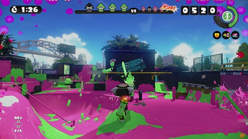 画像ギャラリー No.014のサムネイル画像 / 任天堂のWii U専用タイトル「Splatoon(スプラトゥーン)」の製品版をレビュー。中毒性の高い4vs.4の「ナワバリバトル」を,いつでも気軽に楽しもう