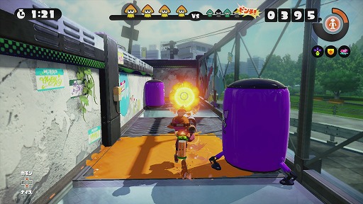 画像ギャラリー No.017のサムネイル画像 / 任天堂のWii U専用タイトル「Splatoon(スプラトゥーン)」の製品版をレビュー。中毒性の高い4vs.4の「ナワバリバトル」を,いつでも気軽に楽しもう