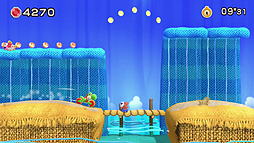 画像ギャラリー No.011のサムネイル画像 / 毛糸を集めて仲間を救うWii U「ヨッシー ウールワールド」は,“ヨッシーゲーム”初の2人同時プレイに対応