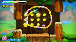 画像集#001のサムネイル/Wii U向けソフト「タッチ!カービィ スーパーレインボー」が2015年1月22日に発売決定。虹色のロープを描いてカービィをゴールまで導こう