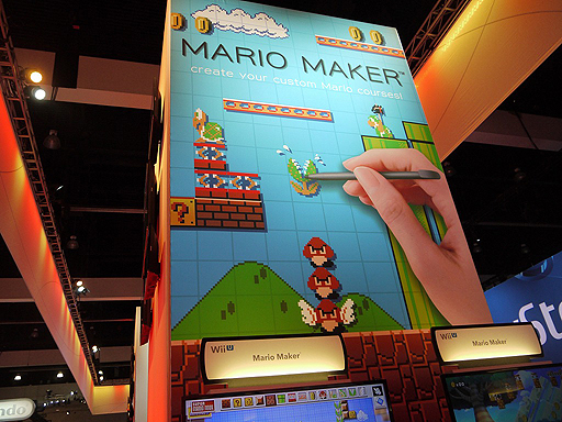 画像集#009のサムネイル/［E3 2014］「Mario Maker」プレイレポート。普通のコースからエグいコースまで，直感的な操作で思いのままにデザイン可能