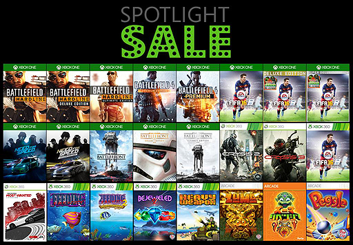 画像ギャラリー No.002のサムネイル画像 / Xbox向け「Star Wars バトルフロント」「BF:ハードライン」などEAの人気タイトルが最大70%オフ。ウィークリーセールが本日開始