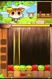 画像集#003のサムネイル/思考するもよし,直感で挑むもよし。Android向け落ちものパズル「ねこねこフルーツ♪」を紹介する「(ほぼ)日刊スマホゲーム通信」第582回