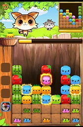 画像集#007のサムネイル/思考するもよし,直感で挑むもよし。Android向け落ちものパズル「ねこねこフルーツ♪」を紹介する「(ほぼ)日刊スマホゲーム通信」第582回