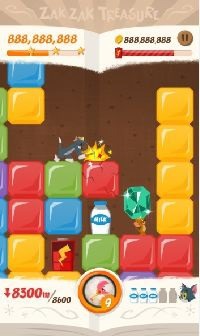 画像集#002のサムネイル/「トムとジェリー ざくざくトレジャー」,エリア1〜3&ステージのSSを公開