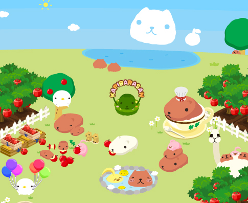 画像ギャラリー No.001のサムネイル画像 / 「ハッピーベジフル」,カピバラさんとのコラボキャンペーンを開催