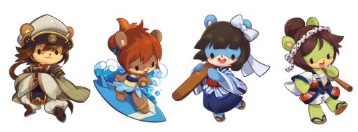 画像ギャラリー No.010のサムネイル画像 / 「コックマのパズルレストラン」,10万DL記念に髭のクマ「ロイ」が無料配布に