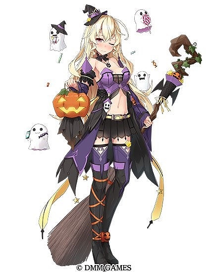 画像ギャラリー No.004のサムネイル画像 / 「御城プロジェクト:RE」,ハロウィン衣装の城娘たちが登場する「ハロウィンキャンペーン」が本日開催