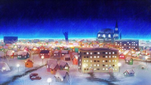 画像集#011のサムネイル/「ghostpia」配信開始。雪と幽霊の町にまつわる物語を描くグラフィックノベル