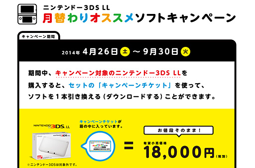 さっそく3ds版 ドラゴンクエストx もラインナップに登場 ニンテンドー3ds Ll 月替わりオススメソフトキャンペーン 9月の引き換えソフトが発表