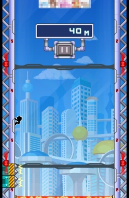 画像集#004のサムネイル/連続ジャンプでジャンパーズハイに!? スマートフォン向けジャンプクライミングゲーム「壁蹴りサスケ」を紹介する「(ほぼ)日刊スマホゲーム通信」第627回