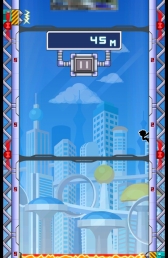 画像集#008のサムネイル/連続ジャンプでジャンパーズハイに!? スマートフォン向けジャンプクライミングゲーム「壁蹴りサスケ」を紹介する「(ほぼ)日刊スマホゲーム通信」第627回