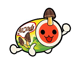 画像集#003のサムネイル/「太鼓の達人 キミドリVer.」明治とのコラボ企画「きのたけ合戦」を9日から開催