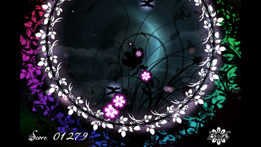 画像集#003のサムネイル/闇夜に舞う幻想的な音楽と美しい花。iOS向け音楽ゲーム「Dazzling Night」を紹介する「(ほぼ)日刊スマホゲーム通信」第591回
