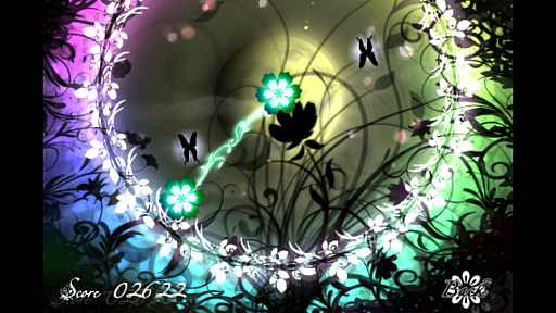 画像集#005のサムネイル/闇夜に舞う幻想的な音楽と美しい花。iOS向け音楽ゲーム「Dazzling Night」を紹介する「(ほぼ)日刊スマホゲーム通信」第591回