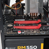 画像ギャラリー No.071のサムネイル画像 / 【PR】低負荷時にファン回転の止まるGTX 980カード「STRIX-GTX980-DC2OC-4GD5」を使って,超絶静かな小型ゲームPCを自作してみた