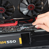 画像ギャラリー No.076のサムネイル画像 / 【PR】低負荷時にファン回転の止まるGTX 980カード「STRIX-GTX980-DC2OC-4GD5」を使って,超絶静かな小型ゲームPCを自作してみた