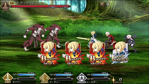 Fate Grand Order 戦闘システムの詳細が明らかに 同じカードの絵柄やコマンドを揃えて攻撃を繰り出す コマンドオーダーバトル を紹介