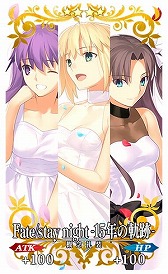 ���������꡼ No.002�Υ���ͥ������ / ��FGO�ס���Fate/stay night�פ�15��ǯ��ǰ�����ڡ��󤬳���