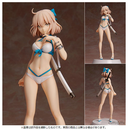 画像集#001のサムネイル/「FGO」，水着姿のアサシン/沖田総司がフィギュア化。予約受付中