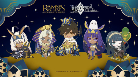 画像ギャラリー No.001のサムネイル画像 / 「Fate/Grand Order」と「ラムセス大王展 ファラオたちの黄金」がコラボ。描き下ろしミニキャライラストを使用したグッズが登場