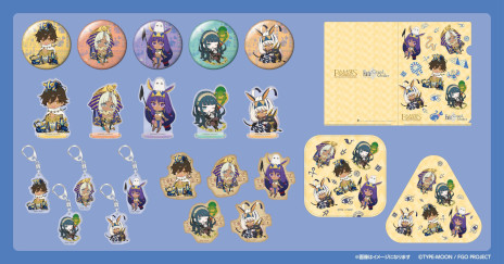 画像ギャラリー No.008のサムネイル画像 / 「Fate/Grand Order」と「ラムセス大王展 ファラオたちの黄金」がコラボ。描き下ろしミニキャライラストを使用したグッズが登場