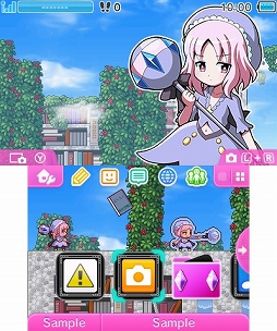 画像集#022のサムネイル/フライハイワークス,「魔神少女」の序盤体験版と3DS用テーマ9種を配信