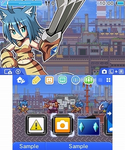 画像集#024のサムネイル/フライハイワークス,「魔神少女」の序盤体験版と3DS用テーマ9種を配信