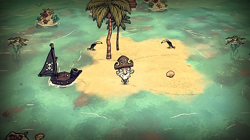 画像ギャラリー No.003のサムネイル画像 / 南海でのサバイバルを堪能できる「Don’t Starve」のDLC「Shipwrecked」がPS4向けにも2016年春リリース