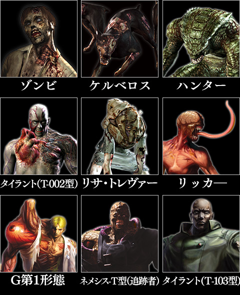 画像集no 005 バイオハザード Hdリマスター Club96でクリーチャー人気投票キャンペーンが