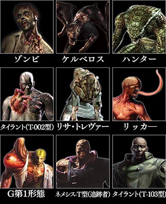 画像集#005のサムネイル/「バイオハザード HDリマスター」,CLUB96でクリーチャー人気投票キャンペーンが開催中