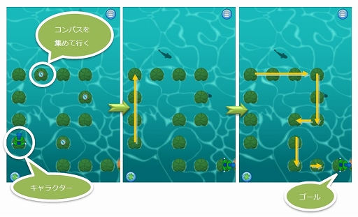 画像集#004のサムネイル/Webアプリ「頭脳パズル☆世界をカエル」がauスマートパス向けに配信