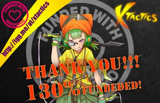 画像集#001のサムネイル/SRPG「X-tactics」が1万ドルのクラウドファンディング目標を達成