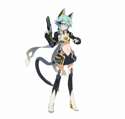 画像ギャラリー No.002のサムネイル画像 / 「SAO コード・レジスタ」ゲームオリジナル衣装のGGOキリトとシノンが登場