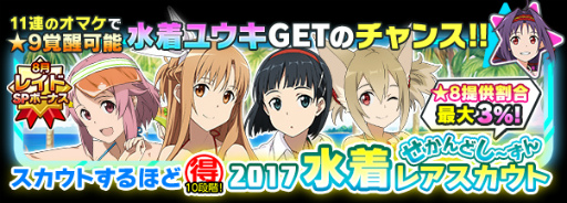 画像ギャラリー No.005のサムネイル画像 / 「SAO コード・レジスタ」1000万DL記念キャンペーンが開催。水着ヒロインも