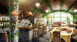 画像集#002のサムネイル/「新・世界樹の迷宮2 ファフニールの騎士」の拠点は「ハイ・ラガード公国直営料理店」。利用できる各種機能を紹介