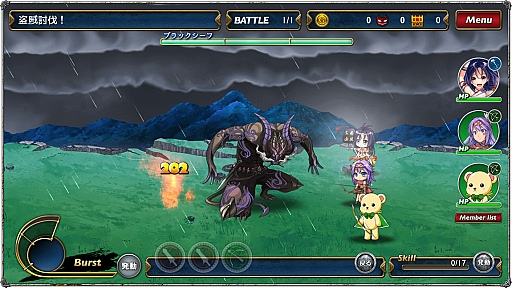 画像集#006のサムネイル/英霊の魂を宿した女の子達と冒険へ旅立とう! 「ラストサマナー」の醍醐味は,簡単操作で迫力のバトルが展開する「タクティカルメダルバトル」にあり