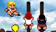 画像集#009のサムネイル/PS3「ダウンタウン熱血行進曲」では,外見や必殺技を自由に設定してオリジナルキャラを作成可能。あらゆる情報を閲覧できる「くにお図鑑」も収録