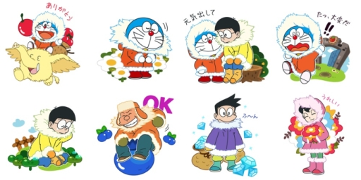 画像ギャラリー No.003のサムネイル画像 / 「LINE ポコポコ」が映画「ドラえもん のび太の南極カチコチ大冒険」とコラボ