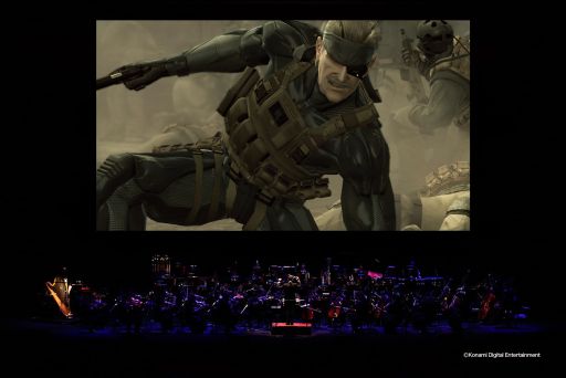 画像ギャラリー No.002のサムネイル画像 / 「メタルギア」inコンサートのセットリストが一部公開。名曲の数々が映像付きで生演奏される