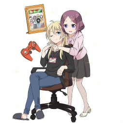 画像ギャラリー No.006のサムネイル画像 / 「ウチの姫さまがいちばんカワイイ」,アニメ「NEW GAME!」とのコラボが決定