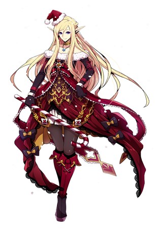 画像集#002のサムネイル/「剣戟のソティラス」本日よりゲーム内がクリスマスバージョンに模様替え