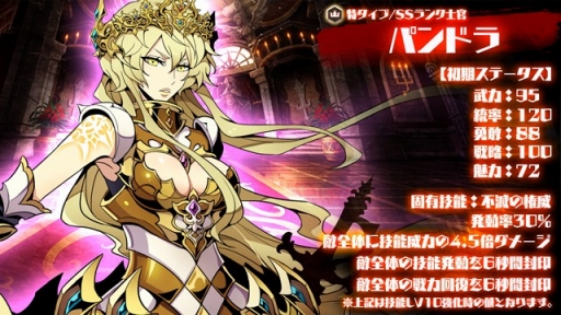 画像ギャラリー No.003のサムネイル画像 / 「剣戟のソティラス」新キャラ「パンドラ」が当たる福袋を販売