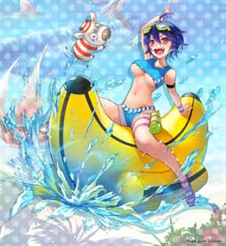 画像ギャラリー No.004のサムネイル画像 / 「ファンキル」,海上編に登場する水着ユニットのスキルが一部明らかに