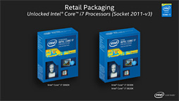 画像集#011のサムネイル/Intel,ハイエンドデスクトップPC向けCPUの新シリーズ「Core i7-5000番台」を発表。最上位モデルでは8コア16スレッド&クアッドチャネルDDR4対応に