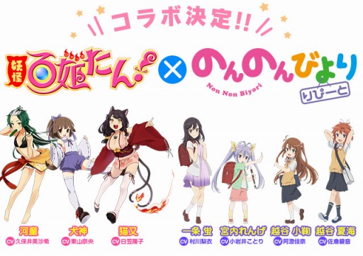 画像ギャラリー No.002のサムネイル画像 / 「妖怪百姫たん！」がアニメ「のんのんびより りぴーと」とコラボを実施