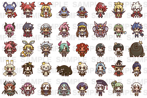 画像ギャラリー No.001のサムネイル画像 / 日本一ソフトウェア,6タイトルのミニキャラたちのLINEクリエイターズ絵文字が配信スタート