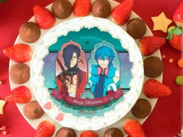 Dramatical Murder のクリスマス限定デザインのプリントケーキが登場 予約受付を開始